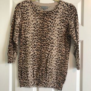 Leopard print shirt. Never worn. Size Large.
